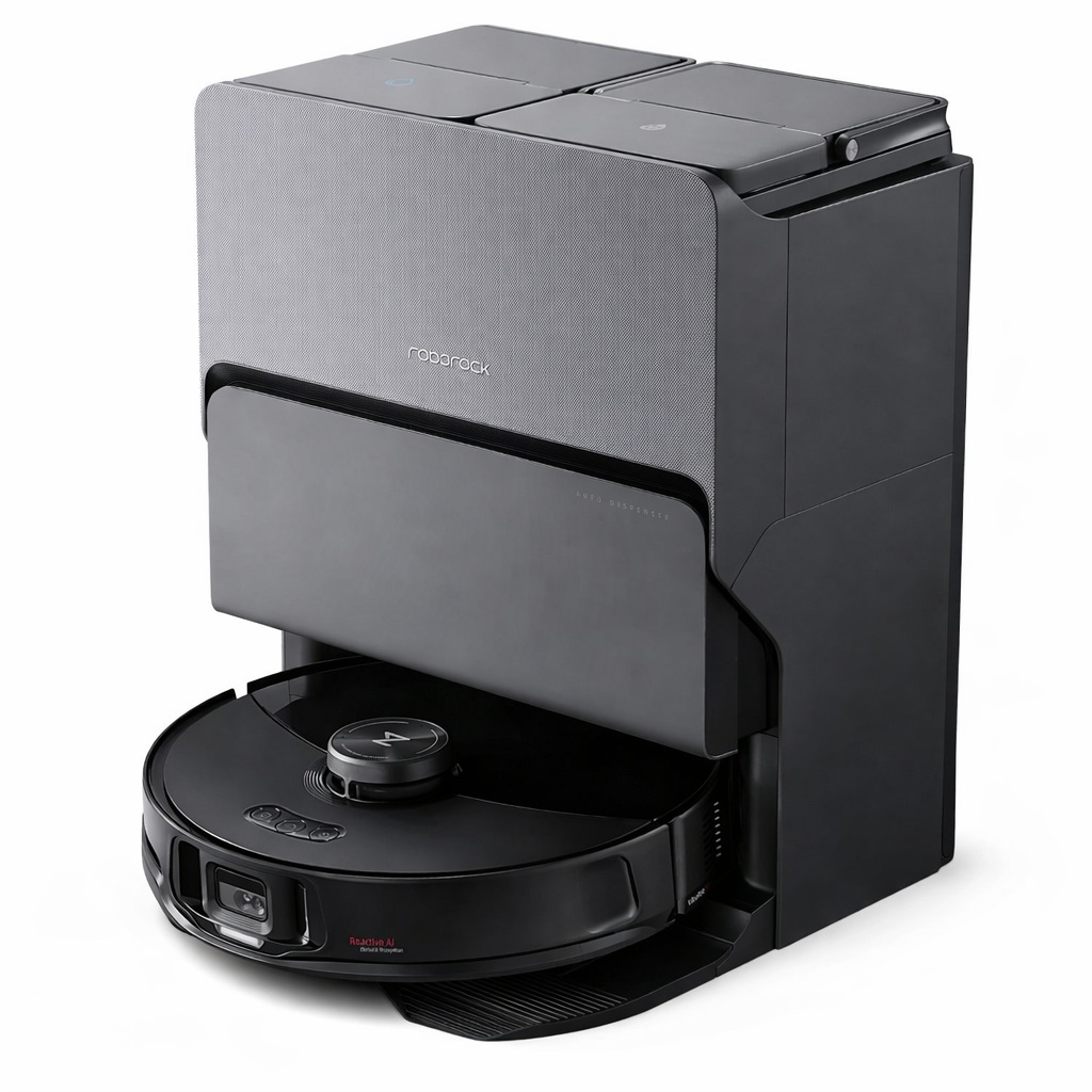 Roborock S8 MaxV Ultra robot vacuum with docking station